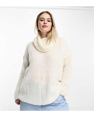 Missguided Roll Neck Jumper - White