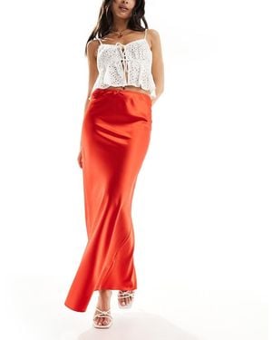Miss Selfridge Gonna Lunga Rossa - Rosso