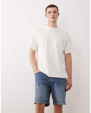 Jack & Jones Rick Slim Denim Shorts - Blue