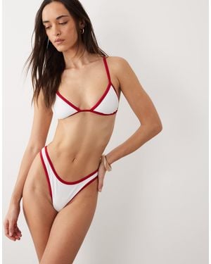 Free Society – triangel-bikinioberteil - Natur