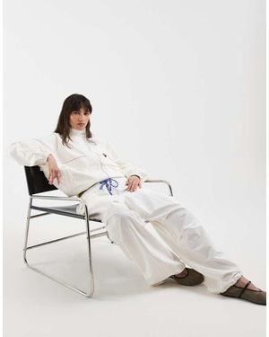 Tommy Hilfiger Low Rise Parachute Trousers - Natural