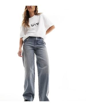 Collusion X009 Mid Rise Dad Jeans - Blue