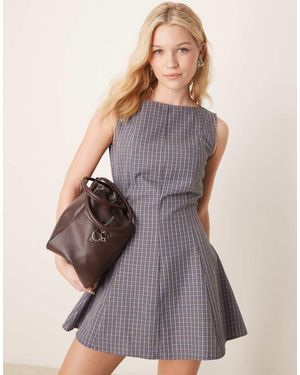 ASOS Vestito Corto Stretto - Viola