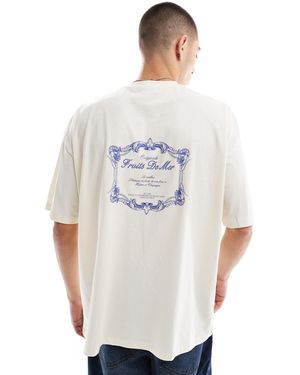 ASOS – oversize-t-shirt - Weiß