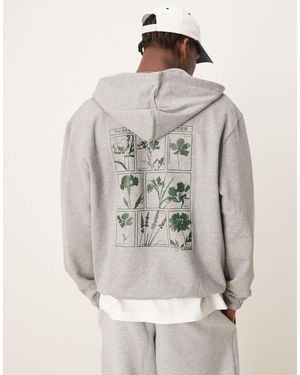ASOS – oversize-kapuzenpullover - Grau