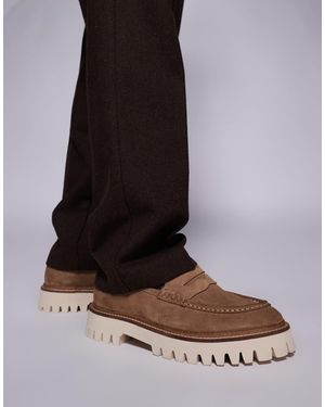 Walk London Hopper - mocassins en cuir à mors - fauve - Marron