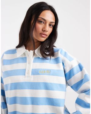 Levi's Vintage gestreiftes poloshirt - Blau