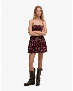 Superdry – mini-sommerkleid - Rot