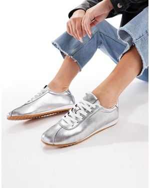 SEQWL Drifter - baskets à lacets avec semelle en gomme - métallisé - Bleu