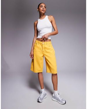 Liquor N Poker Jorts - Giallo