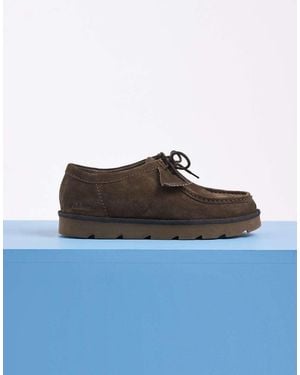 Clarks Meare Walla Shoes - Blue