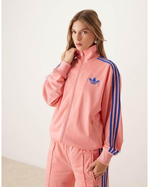 adidas Originals Firebird Loose Track Top - Pink