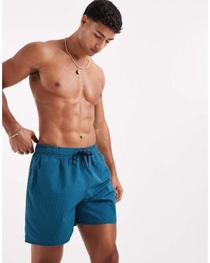 adidas Originals Adidas Training Seersucker Swimshorts - Blue