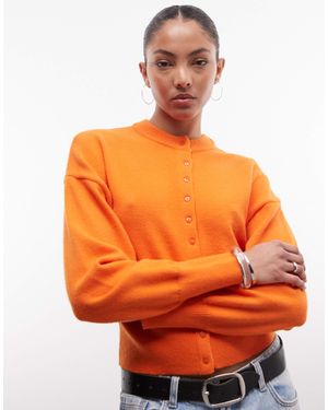Daisy Street – taillierte strickjacke - Orange