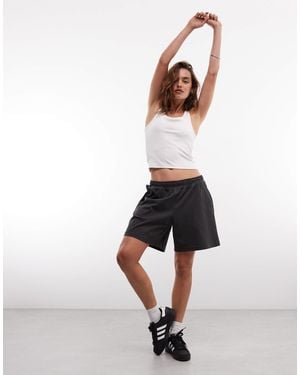 Weekday Jersey Shorts - White