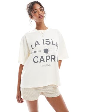 4th & Reckless – t-shirt - Weiß