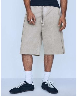 Bershka baggy Jort Bermuda Shorts - Grey