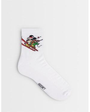ASOS Disney Sokken Met Mickey Mouse Ski-Graphic - Wit