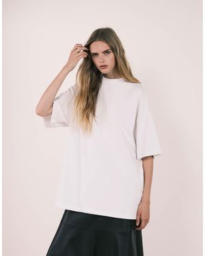 ASOS Longline Heavyweight Oversized T-shirt - White