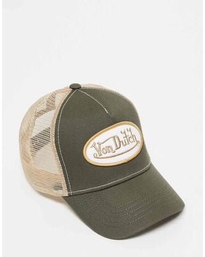 Von Dutch Staple Trucker Cap - Green