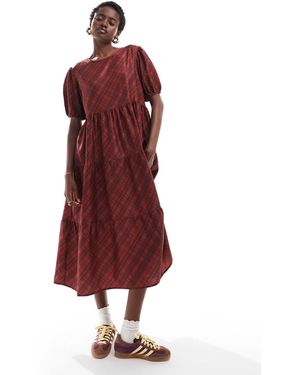 Daisy Street – maxi-hängerkleid - Rot