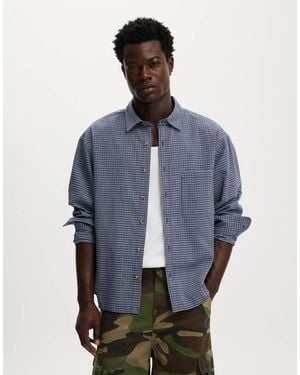 Cotton On Hudson Long Sleeve Shirt - Blue