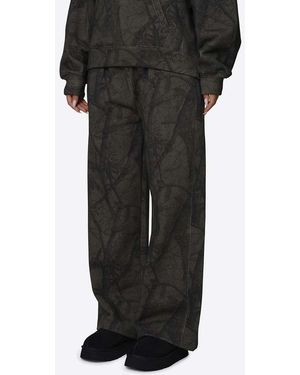 Good For Nothing Joggers De Felpa De Algodón Con Estampado Camuflaje En - Negro