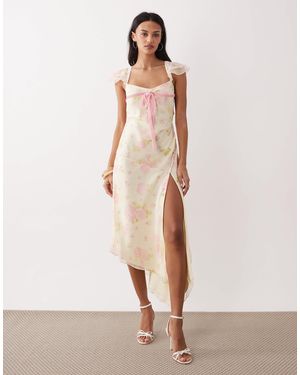 For Love & Lemons For love & lemons rue midikleid - Natur