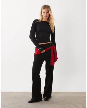 New Look Wide Leg jogger - White