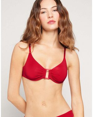 Tezenis Timeless Look Bikini Top - Red