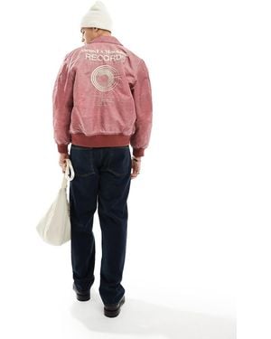 Deus Ex Machina Dream House Bomber Jacket - Pink