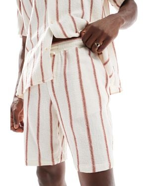 Jack & Jones Co-Ord Texture Short - Natural