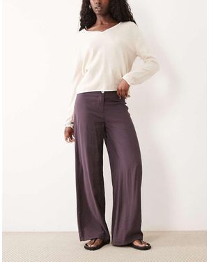 Mango Teen Pantaloni Dritti - Marrone