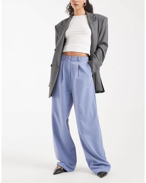 Miss Selfridge Tailored Wide Leg Trouser - Blue