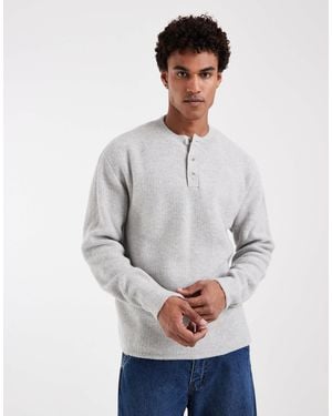 Levi's Pull henley en clair - Gris