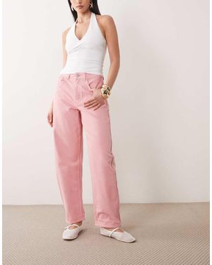 ASOS Slim Barrel Jeans - Pink