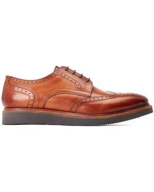 Base London Joe Brogue Shoe - Brown