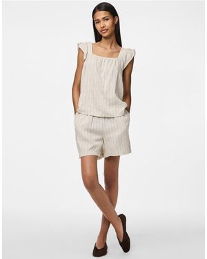 Pieces Shorts - White