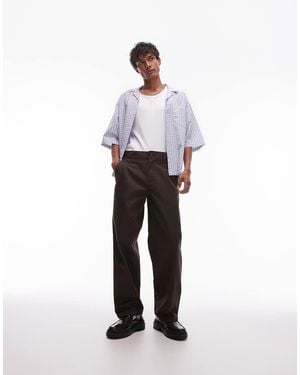 Dickies 247 Loose baggy Fit Work Trousers - White