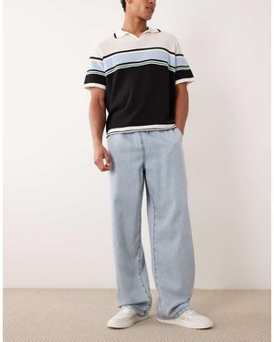 ASOS Vaqueros Holgados Sin Cierres Con De Tejido Ligero - Multicolor