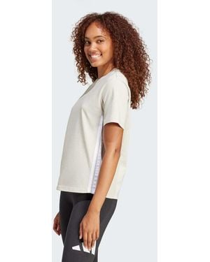 adidas Originals Essentials 3-Stripes Cotton Tee - White
