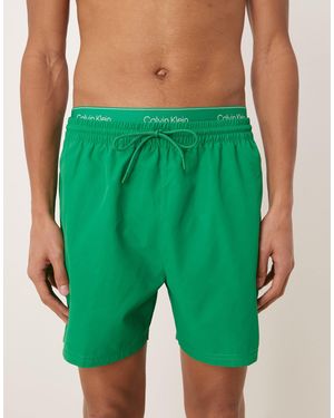 Calvin Klein – badeshorts - Grün
