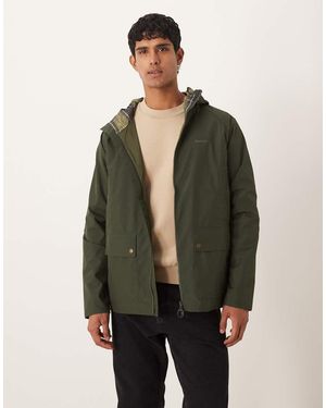 Barbour Domus Hooded Waterproof Jacket - Green