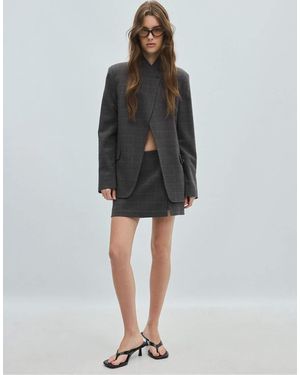 Stradivarius Skort Con Spacco Laterale - Nero