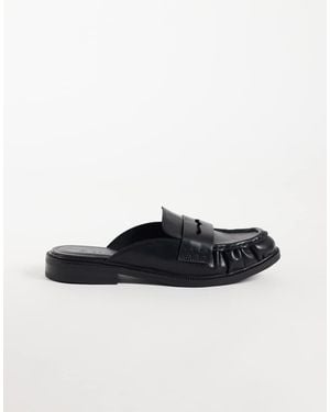 SEQWL Cadilliac Mocassini Mule Con Fascia Penny - Nero