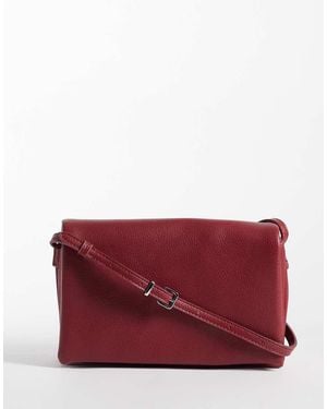 Mango Borsa A Tracolla Color Berry - Rosso