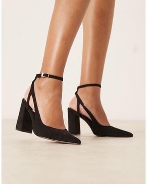 ASOS Paisley High Block Heel Shoes - Natural
