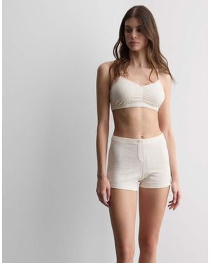 Intimissimi Sweet Pointelle Lingerie Set - Natural