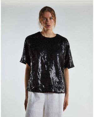 Glamorous Oversized-Top - Black