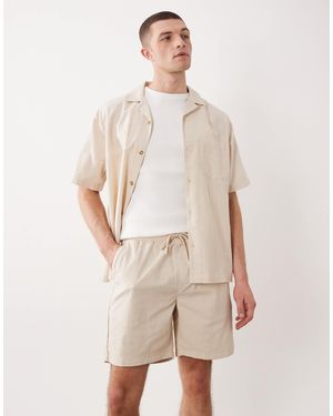 River Island Short à enfiler - taupe clair - Neutre